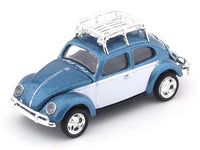 1956 Volkswagen Beetle Deluxe blue 1:64 M2 Machines diecast scale car collectible