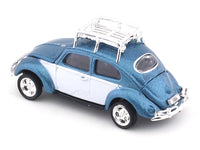 1956 Volkswagen Beetle Deluxe blue 1:64 M2 Machines diecast scale car collectible