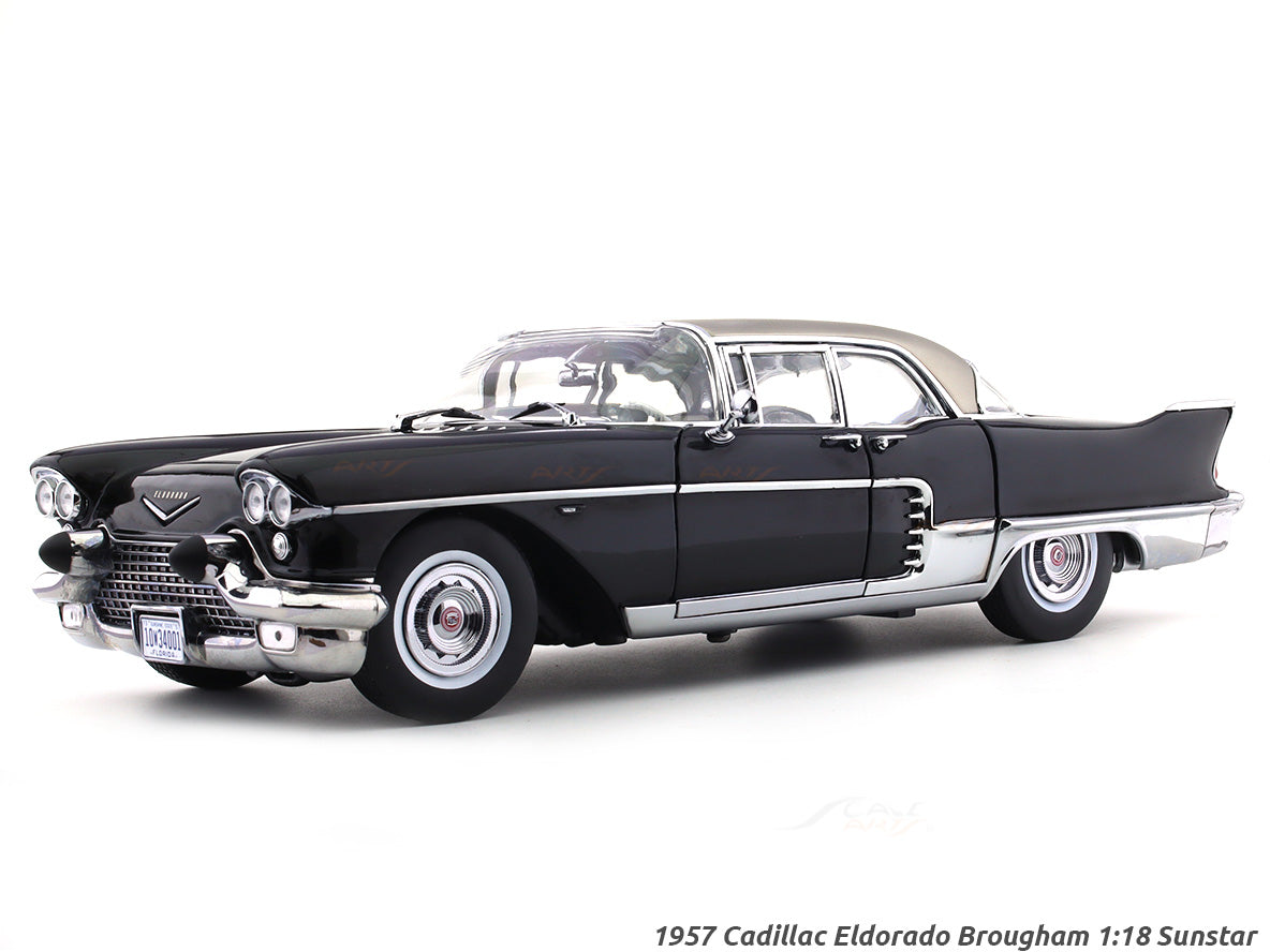 サンスターキャデラック1/18 1957 Cadillac Eldorado Brougham black 1:18 Sunstar diecast Scale Model