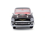 Pre Order : 1957 Chevrolet Bel Air coupe black 1:18 Maisto Licensed Diecast Scale Model car Collectible