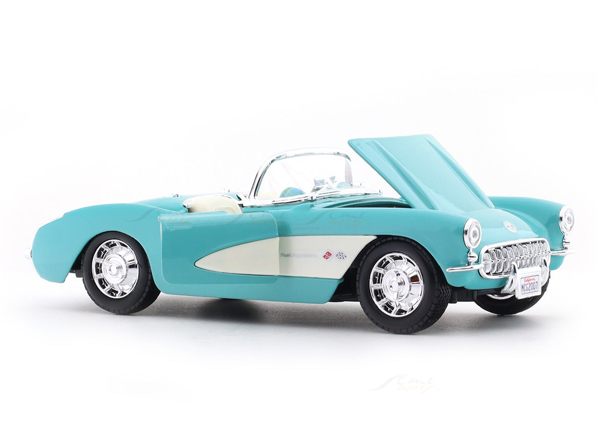 1957 Chevrolet Corvette green 1:24 Maisto licensed diecast Scale Model car collectible