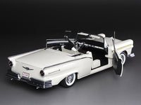 1957 Ford Fairlane 500 Skyliner Colonial White 1:18 SunStar diecast scale model car collectible