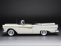 1957 Ford Fairlane 500 Skyliner Colonial White 1:18 SunStar diecast scale model car collectible