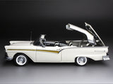 1957 Ford Fairlane 500 Skyliner Colonial White 1:18 SunStar diecast scale model car collectible