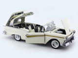 1957 Ford Fairlane 500 Skyliner Colonial White 1:18 SunStar diecast scale model car collectible