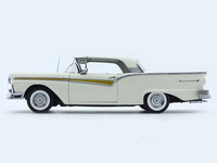 1957 Ford Fairlane 500 Skyliner Colonial White 1:18 SunStar diecast scale model car collectible