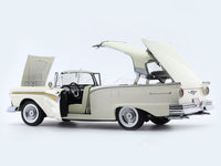 1957 Ford Fairlane 500 Skyliner Colonial White 1:18 SunStar diecast scale model car collectible