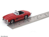 1957 Mercedes-Benz 300 SL W198 red hardtop 1:64 ZF Club diecast scale model car collectible