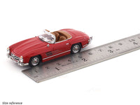 1957 Mercedes-Benz 300 SL W198 red softtop 1:64 ZF Club diecast scale model car collectible