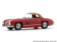 1957 Mercedes-Benz 300 SL W198 red softtop 1:64 ZF Club diecast scale model car collectible