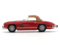 1957 Mercedes-Benz 300 SL W198 red softtop 1:64 ZF Club diecast scale model car collectible