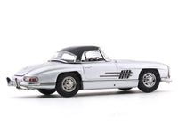 1957 Mercedes-Benz 300 SL W198 silver 1:64 ZF Club diecast scale model car collectible