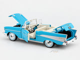1957 Chevrolet Bel Air Convertible Blue 1:18 Maisto Licensed Diecast Scale Model Car Collectible | Classic American Car | Buy in India