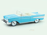 1957 Chevrolet Bel Air Convertible Blue 1:18 Maisto Licensed Diecast Scale Model Car Collectible | Classic American Car | Buy in India