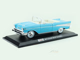1957 Chevrolet Bel Air Convertible Blue 1:18 Maisto Licensed Diecast Scale Model Car Collectible | Classic American Car | Buy in India
