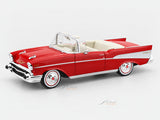 1957 Chevrolet Bel Air Convertible Red 1:18 Maisto Licensed Diecast Scale Model Car Collectible | Classic American Car | Buy in India