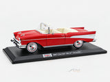 1957 Chevrolet Bel Air Convertible Red 1:18 Maisto Licensed Diecast Scale Model Car Collectible | Classic American Car | Buy in India