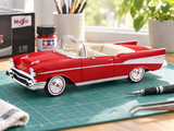 1957 Chevrolet Bel Air Convertible Red 1:18 Maisto Licensed Diecast Scale Model Car Collectible | Classic American Car | Buy in India