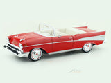 1957 Chevrolet Bel Air Convertible Red 1:18 Maisto Licensed Diecast Scale Model Car Collectible | Classic American Car | Buy in India