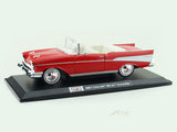 1957 Chevrolet Bel Air Convertible Red 1:18 Maisto Licensed Diecast Scale Model Car Collectible | Classic American Car | Buy in India