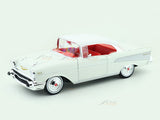 1957 Chevrolet Bel Air Coupe White 1:18 Maisto Licensed Diecast Scale Model Car Collectible | Classic American 1950s Icon | Buy in India