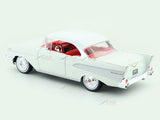 1957 Chevrolet Bel Air Coupe White 1:18 Maisto Licensed Diecast Scale Model Car Collectible | Classic American 1950s Icon | Buy in India