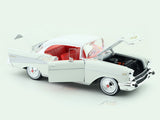 1957 Chevrolet Bel Air Coupe White 1:18 Maisto Licensed Diecast Scale Model Car Collectible | Classic American 1950s Icon | Buy in India