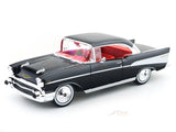 1957 Chevrolet Bel Air Coupe Black 1:18 Maisto Licensed Diecast Scale Model Car Collectible | Classic American 1950s Icon | Buy in India
