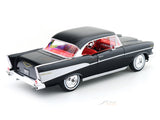 1957 Chevrolet Bel Air Coupe Black 1:18 Maisto Licensed Diecast Scale Model Car Collectible | Classic American 1950s Icon | Buy in India