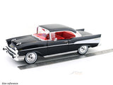 1957 Chevrolet Bel Air Coupe Black 1:18 Maisto Licensed Diecast Scale Model Car Collectible | Classic American 1950s Icon | Buy in India