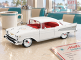 1957 Chevrolet Bel Air Coupe White 1:18 Maisto Licensed Diecast Scale Model Car Collectible | Classic American 1950s Icon | Buy in India