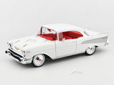 1957 Chevrolet Bel Air Coupe White 1:18 Maisto Licensed Diecast Scale Model Car Collectible | Classic American 1950s Icon | Buy in India