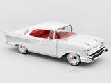 1957 Chevrolet Bel Air Coupe White 1:18 Maisto Licensed Diecast Scale Model Car Collectible | Classic American 1950s Icon | Buy in India