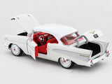 1957 Chevrolet Bel Air Coupe White 1:18 Maisto Licensed Diecast Scale Model Car Collectible | Classic American 1950s Icon | Buy in India