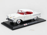 1957 Chevrolet Bel Air Coupe White 1:18 Maisto Licensed Diecast Scale Model Car Collectible | Classic American 1950s Icon | Buy in India