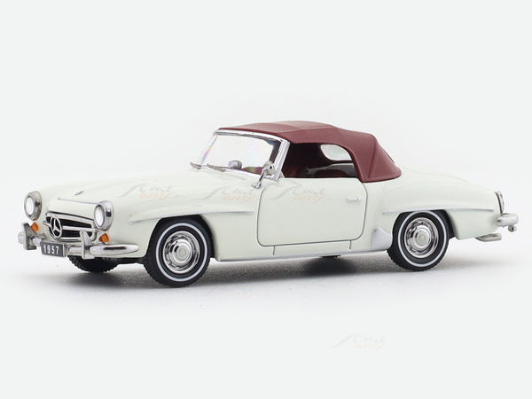 1957 Mercedes-Benz 190SL beige 1:64 GFCC diecast scale model miniature car collectible