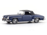 1957 Mercedes-Benz 190SL blue 1:64 GFCC diecast scale model miniature car collectible