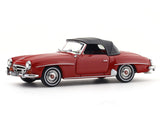 1957 Mercedes-Benz 190SL red 1:64 GFCC diecast scale model miniature car collectible