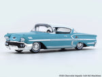 1958 Chevrolet Impala blue 1:64 M2 Machines diecast scale model collectible