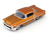 1958 Chevrolet Impala orange 1:64 M2 Machines diecast scale car collectible