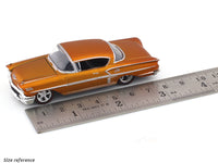 1958 Chevrolet Impala orange 1:64 M2 Machines diecast scale car collectible