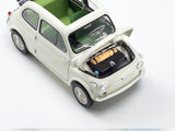 PreOrder : Fiat Nuova 500 with accessories 1:18 Kyosho diecast scale model car collectible