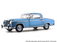 1958 Mercedes-Benz 220 SE Coupe W128 blue 1:18 Sunstar diecast Scale Model collectible