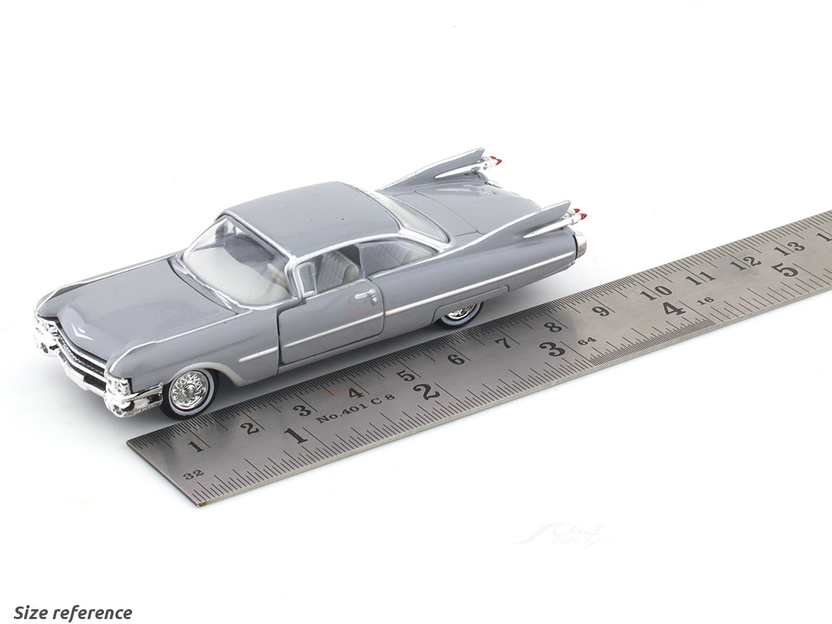 1959 Cadillac Series 62 grey 1:64 M2 Machines diecast hauler scale