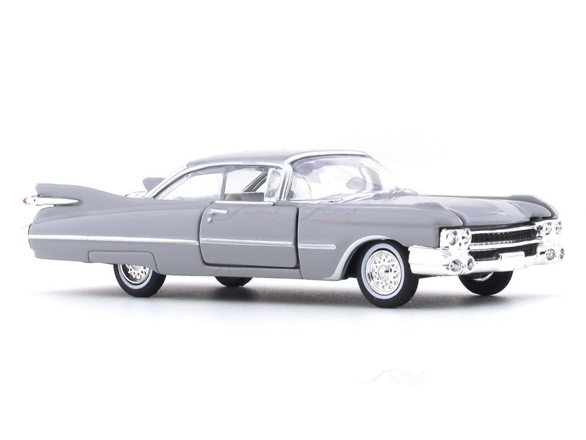 1959 Cadillac Series 62 grey 1:64 M2 Machines diecast hauler scale