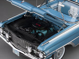 1959 Oldsmobile 98 Open Convertible Aqua Mist Polaris White 1:18 SunStar diecast scale model car collectible