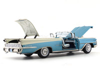 1959 Oldsmobile 98 Open Convertible Aqua Mist Polaris White 1:18 SunStar diecast scale model car collectible