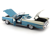 1959 Oldsmobile 98 Open Convertible Aqua Mist Polaris White 1:18 SunStar diecast scale model car collectible