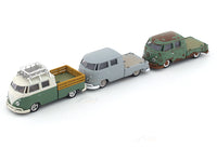 1960 VW Double Cab set 1:64 M2 Machines diecast hauler scale model