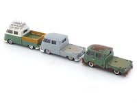 1960 VW Double Cab set 1:64 M2 Machines diecast hauler scale model